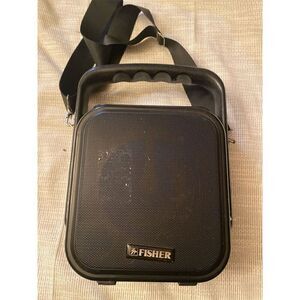 Fisher Go Beats Wireless Portable Speaker Black with TF/USB/Line In